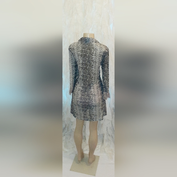Obstene Snakeprint Shirt Dress Mini L - Picture 8 of 10